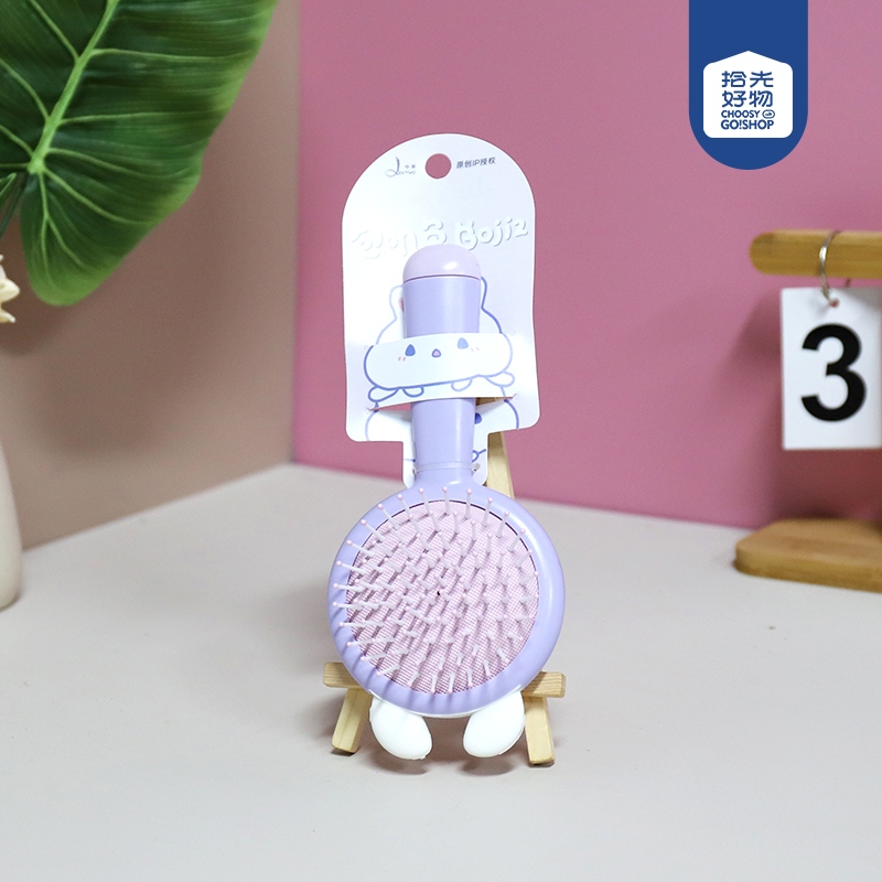 ZBJ5082 Dulce Conejo Rosa Oídos Masaje Airbag Peine