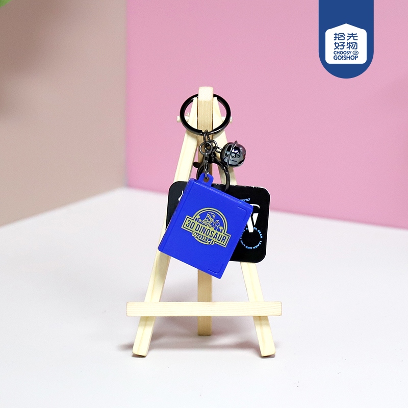 Colgante Bell Keychain de la Bomba Plegable de Dinosaurio 3D