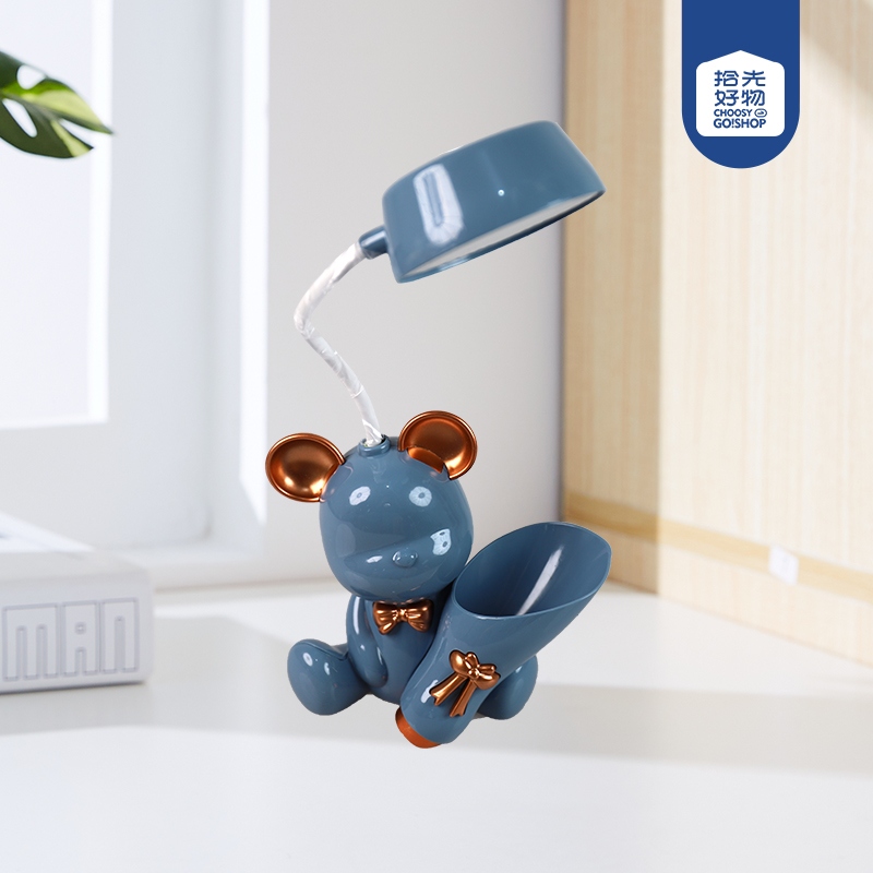 Lámpara de Mesa de Oso K24 (Con Afilador de Lápiz) 3 Colores