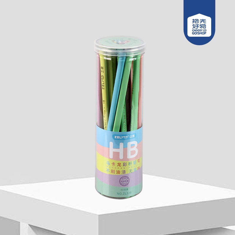 ZL328 Macaron Color Rod HB Pencil (30 Barrels) 2