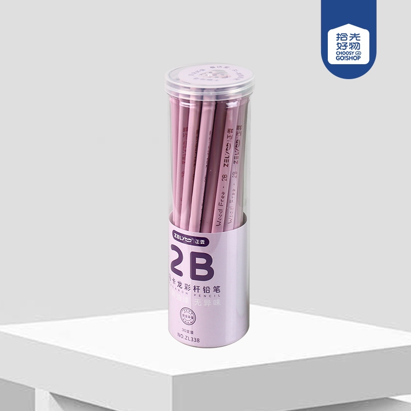 ZL338 Macaron Pole Coloreado 2B Lápiz (30 Barrels) 2