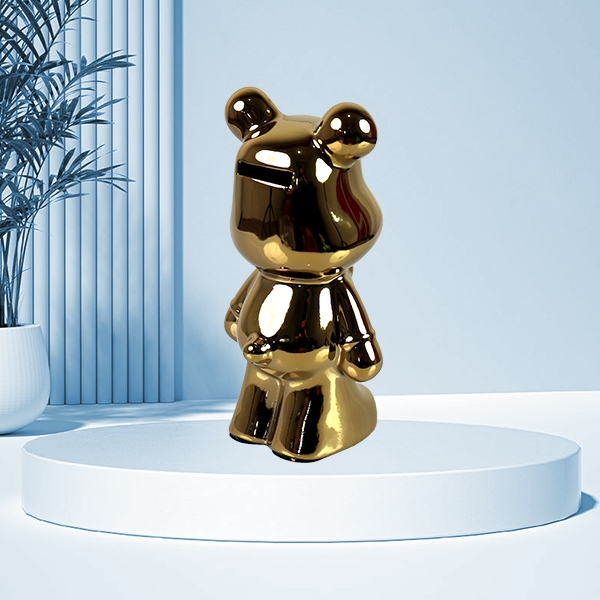 Banco de Cerdito de Oso de 21-tie (Placado) 5