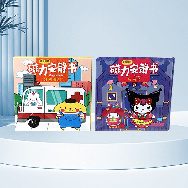 XXX04-08 Libro Silencioso Magnético Sanrio (Mixed) 4