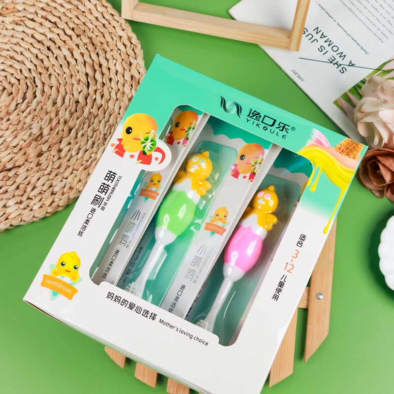 Yi Koule 078 Xiao Meng Chicken Cepillo de Dientes Para Niños 5