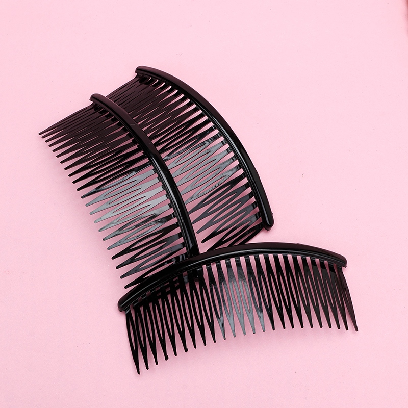 Pelo de Plástico Negro Combs Diapositivas Pelo Clips Accesorios 3