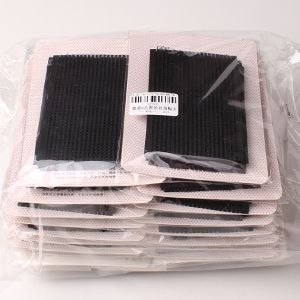 Bagged 6 Piezas Black Fringe Stickers Grandes 3