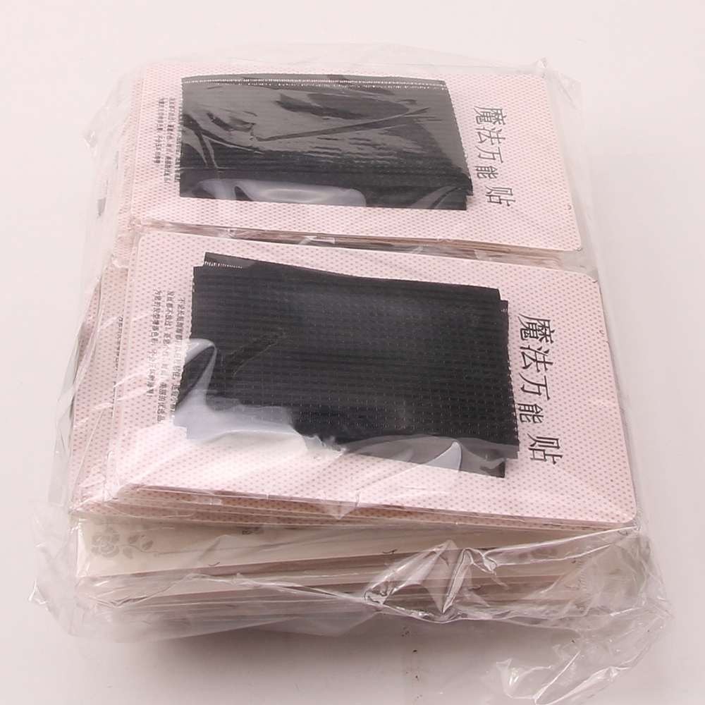 Bagged 4 Piezas Black Fringe Stickers 3