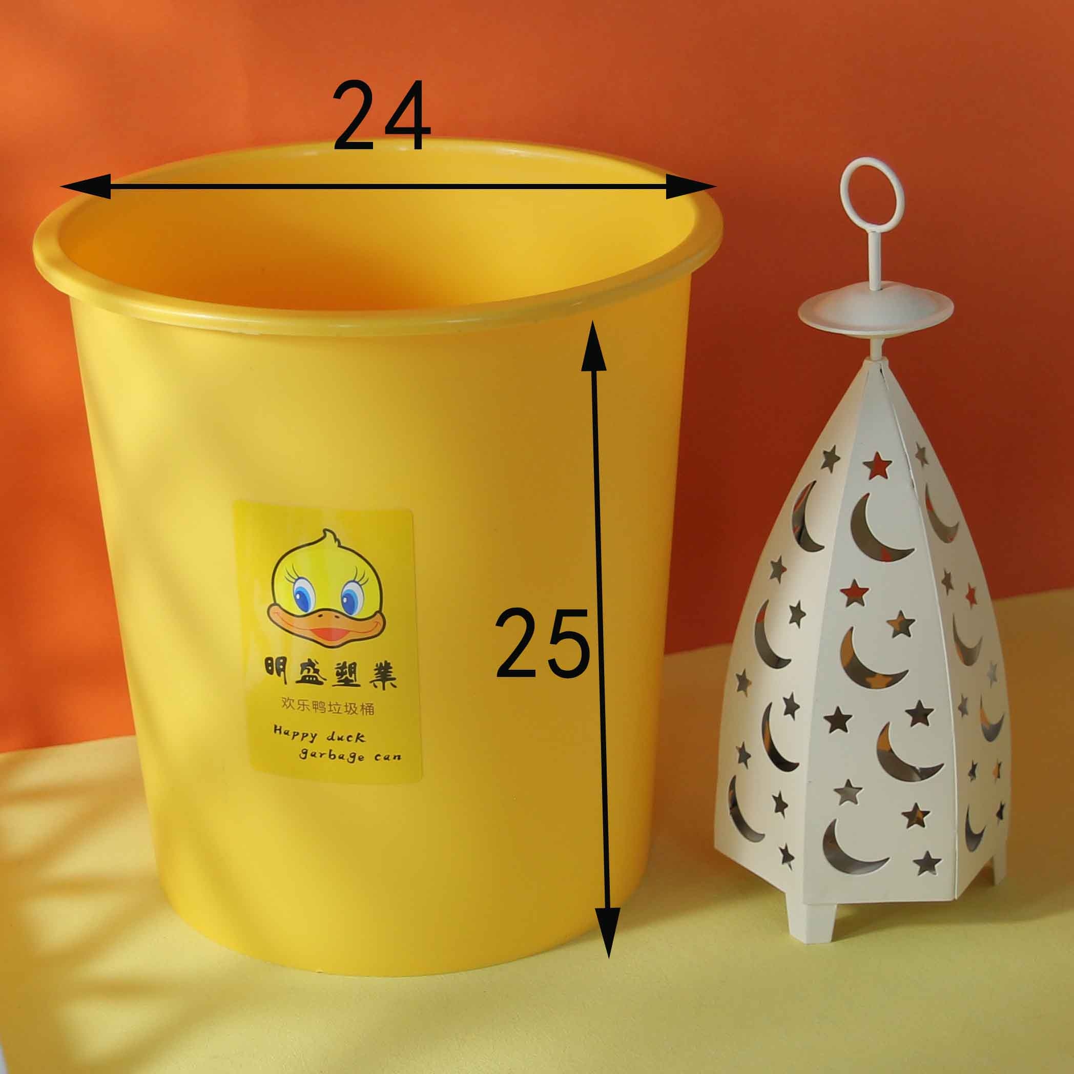 Mingsheng 3088 Yellow Duck Trash Can 2