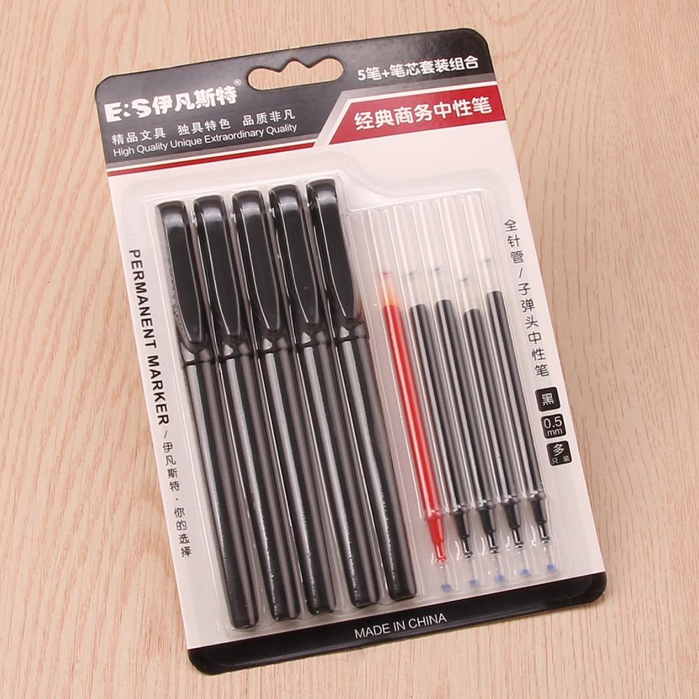 Ivanster Big Mac Gel Pen (5 Plumas y 5 Núcleos)