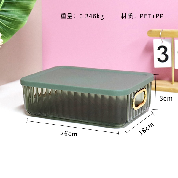 6501 Caja de Almacenamiento PET Transparente 3