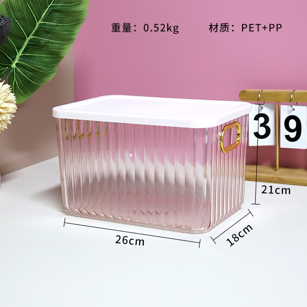 6502 Caja de Almacenamiento PET Transparente 3