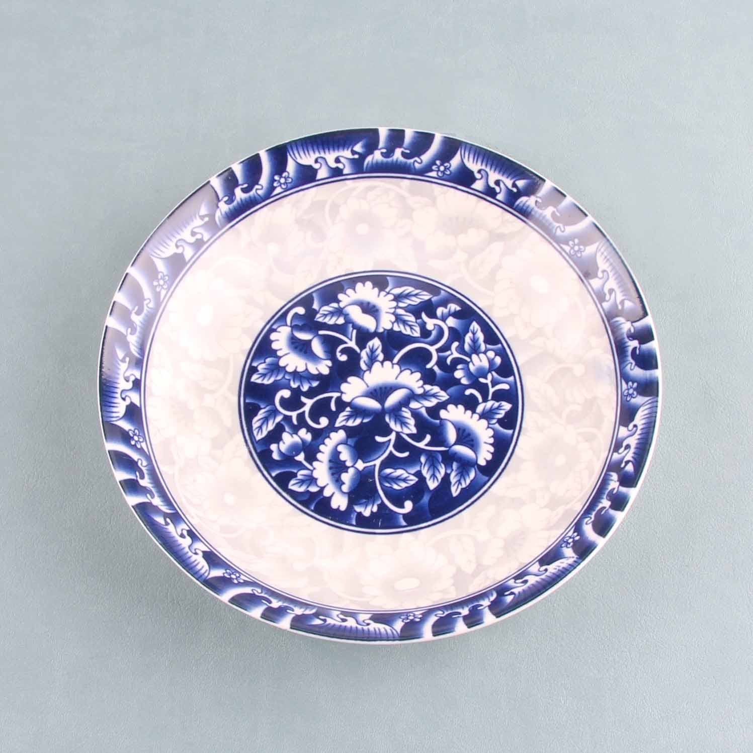 Nuevo Hueso China de 8 Pulgadas de Placa de Fruta (Azul, Calificado) 3