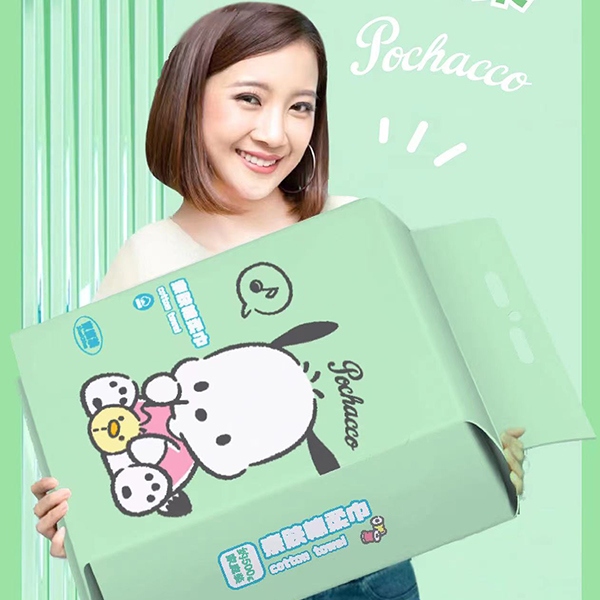 MJ-319 Sanrio Parchia Dog Family Hanging Cotton Soft Face Wash (Aproximadamente 500g) 5