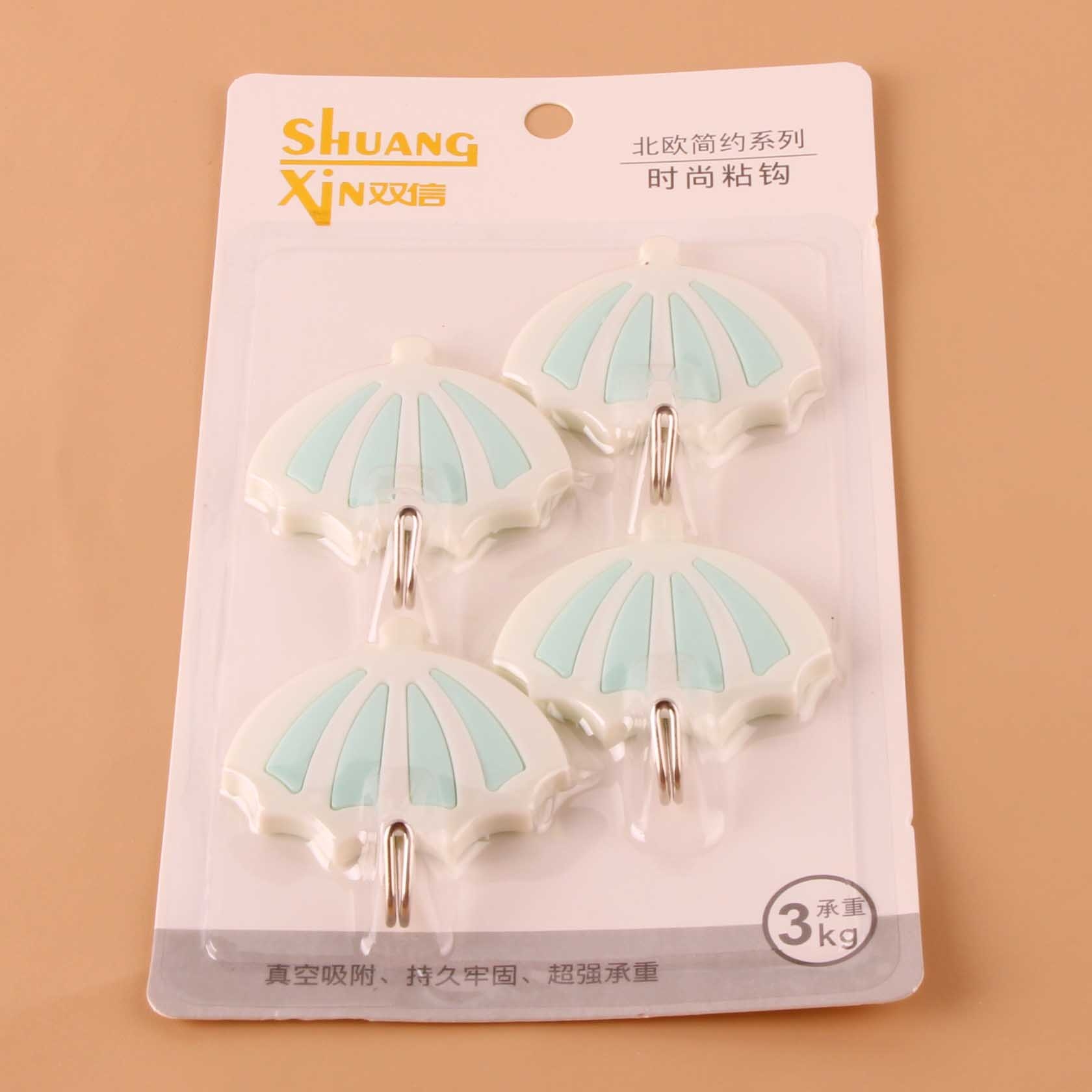 Shuangxin Four Umbrella Adhesive Hooks (418) 2