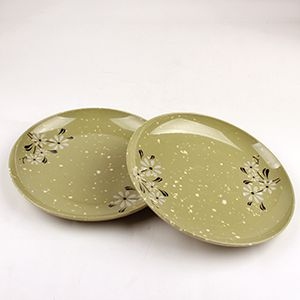 P228 Snowflake Faux Porcelana Plate 2