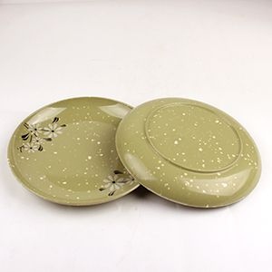 P228 Snowflake Faux Porcelana Plate 3
