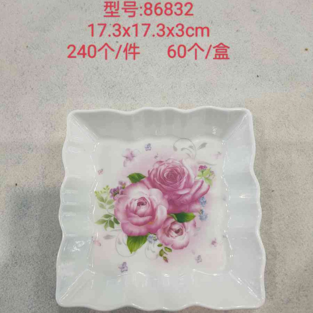 86832 Faux Porcelain Plate 4