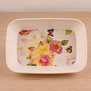 9619 Placa de Porcelana de Faux Impresa (8870)