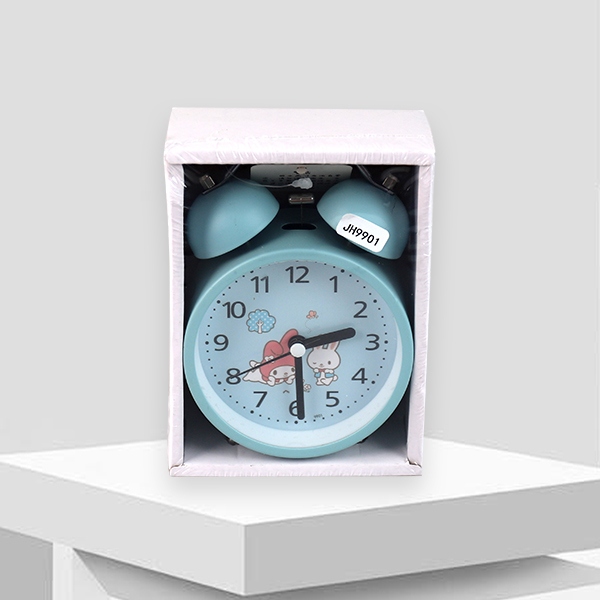 JH9901 Reloj de Alarma de Campana (Color Mezclado) 4