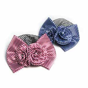 Small Plaid Rose Hair Net (Piece) 2