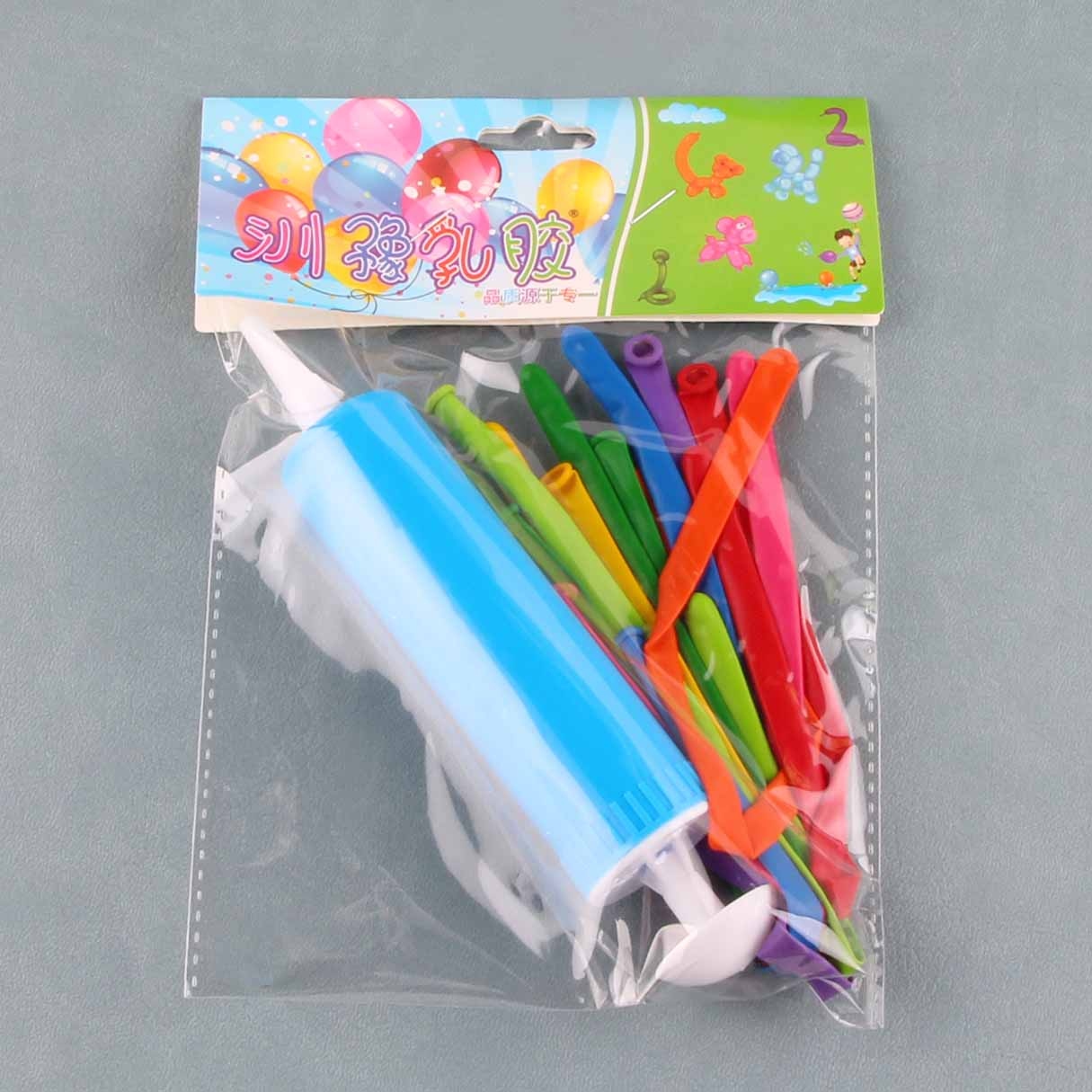 Header Cards Packaging Long Air Cylinder + Globo