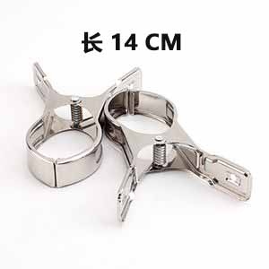 Acero Inoxidable Extra Grande 2 Grandes Clips de Cierre 2
