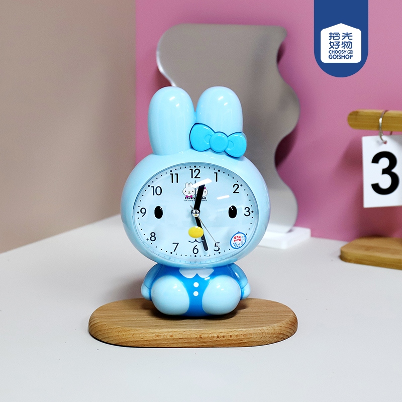 AY-19029C de Dibujos Animados (Rabbit) Reloj de Alarma de Luz de Doble Tono 2