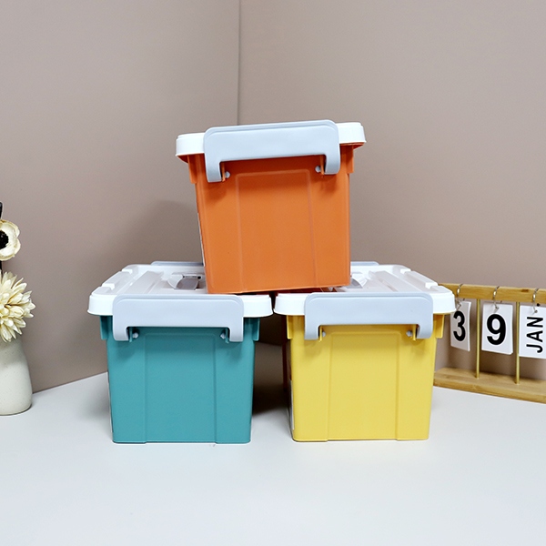 811 Caja de Almacenamiento Portátil de Color Sólido 5
