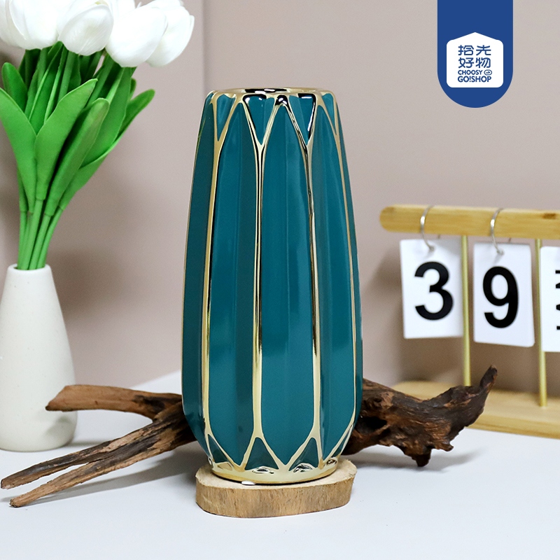 Vase de Patrón de Diamante 78M 2