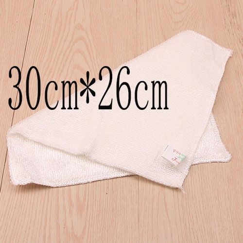 30*26 Ropas de Limpieza de Bambú Blanco 2