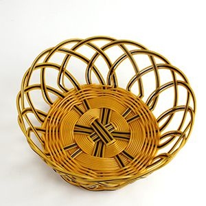 Cesta Tejida de Tres Hilos 22*9 3
