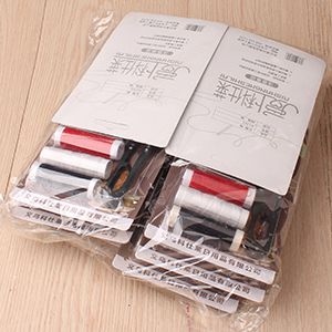 K1301 Thread de Tres Colores + Tijeras de Coser + Aguja 3