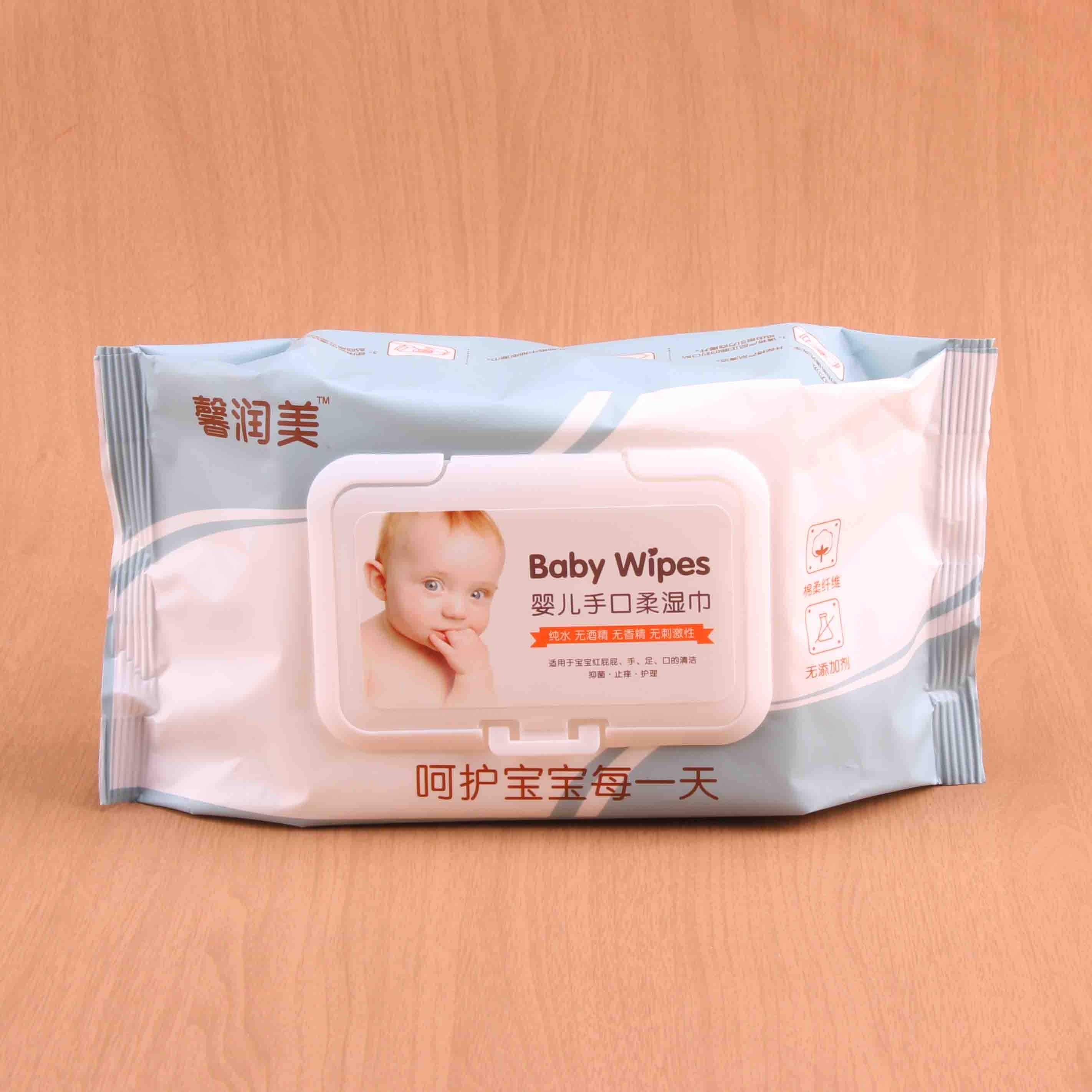Xinrunmei Baby Covered Wet Wipes 0326 (80 Hojas) 3