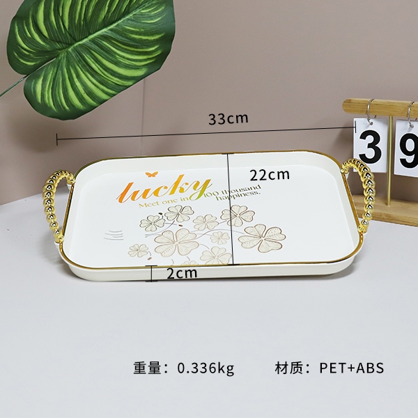 6527-3C Cuadrado Mango de Pequeño Tamaño Tray Decal 3