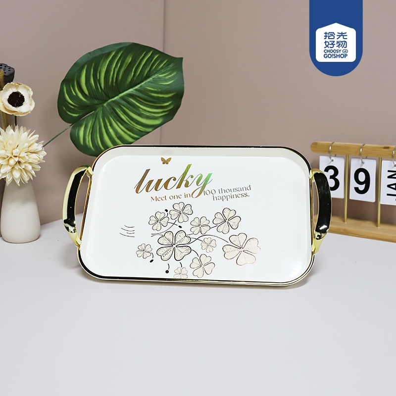 6527-2C Tamaño Pequeño Cuadrado Tray Decal 2