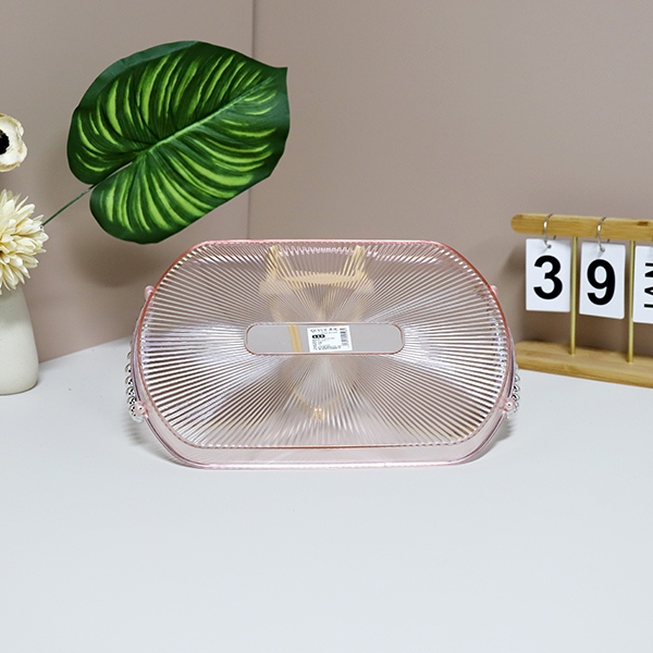 6598-1C Mango de Cuentas Oval Transparent Pequeño Tamaño Tray 4