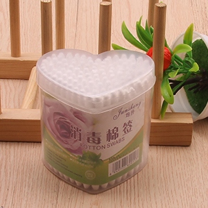 Peach-shaped Wooden Swabs