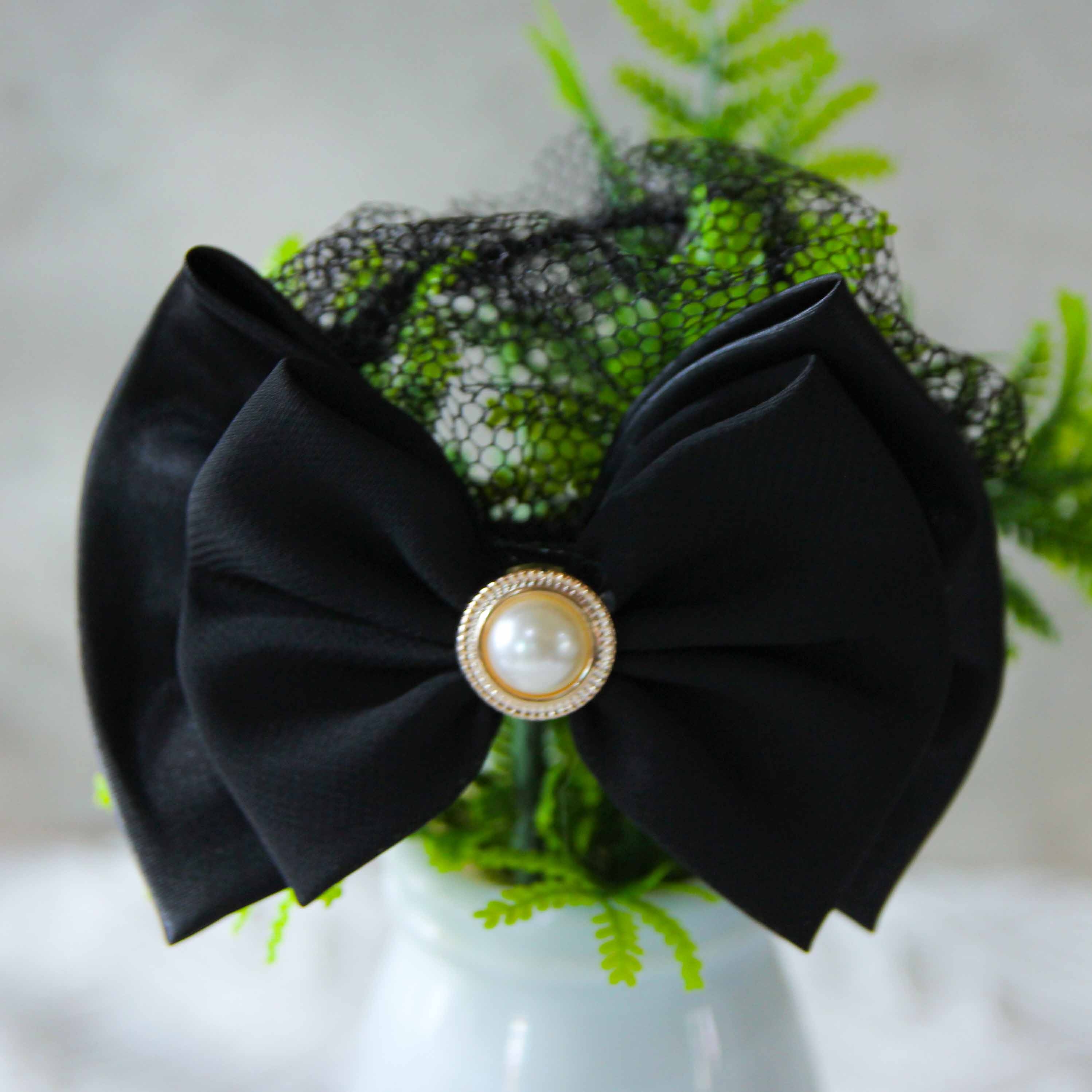 Doble Capa Pearl Hair Net 2