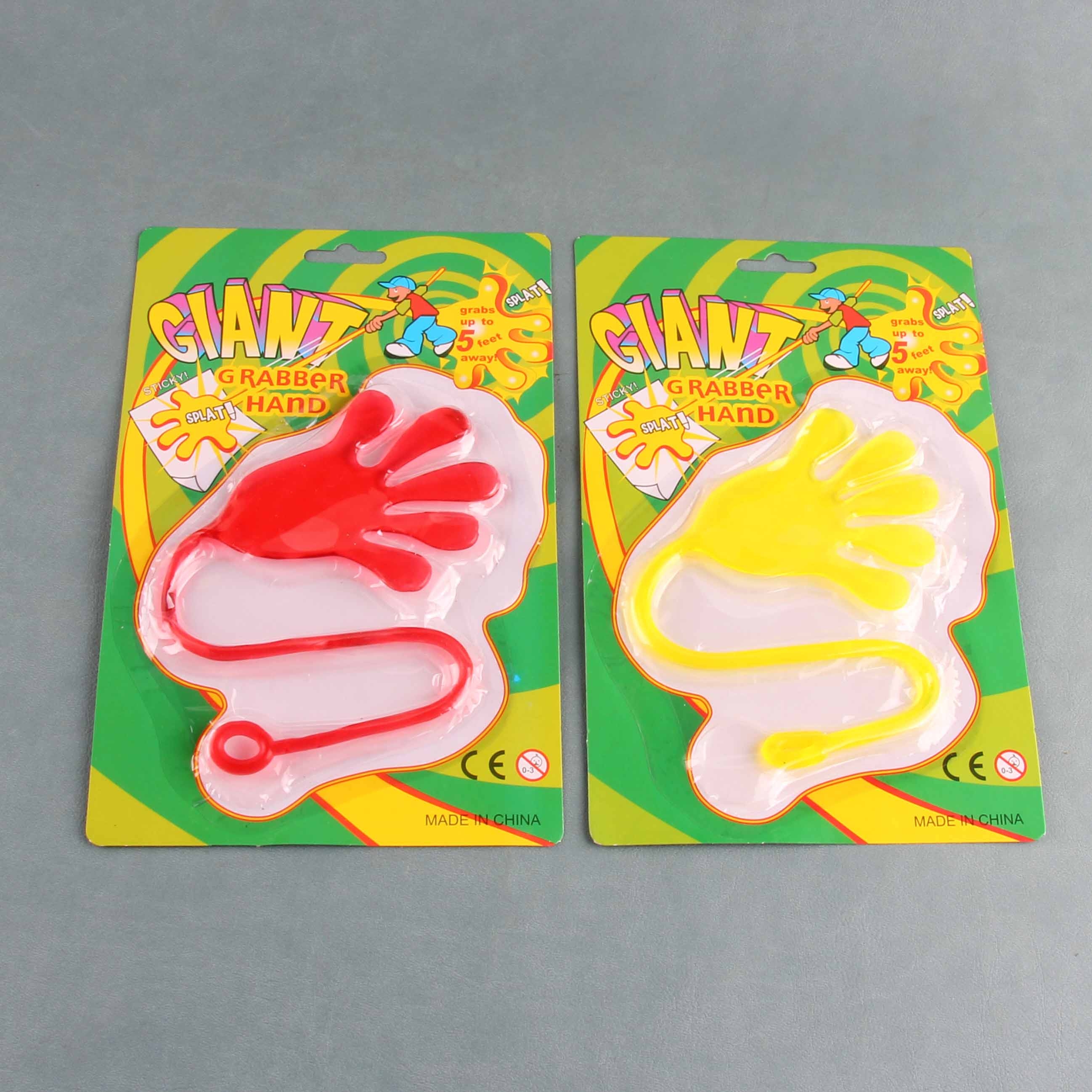 Blister-packed Sticky Hand Toy