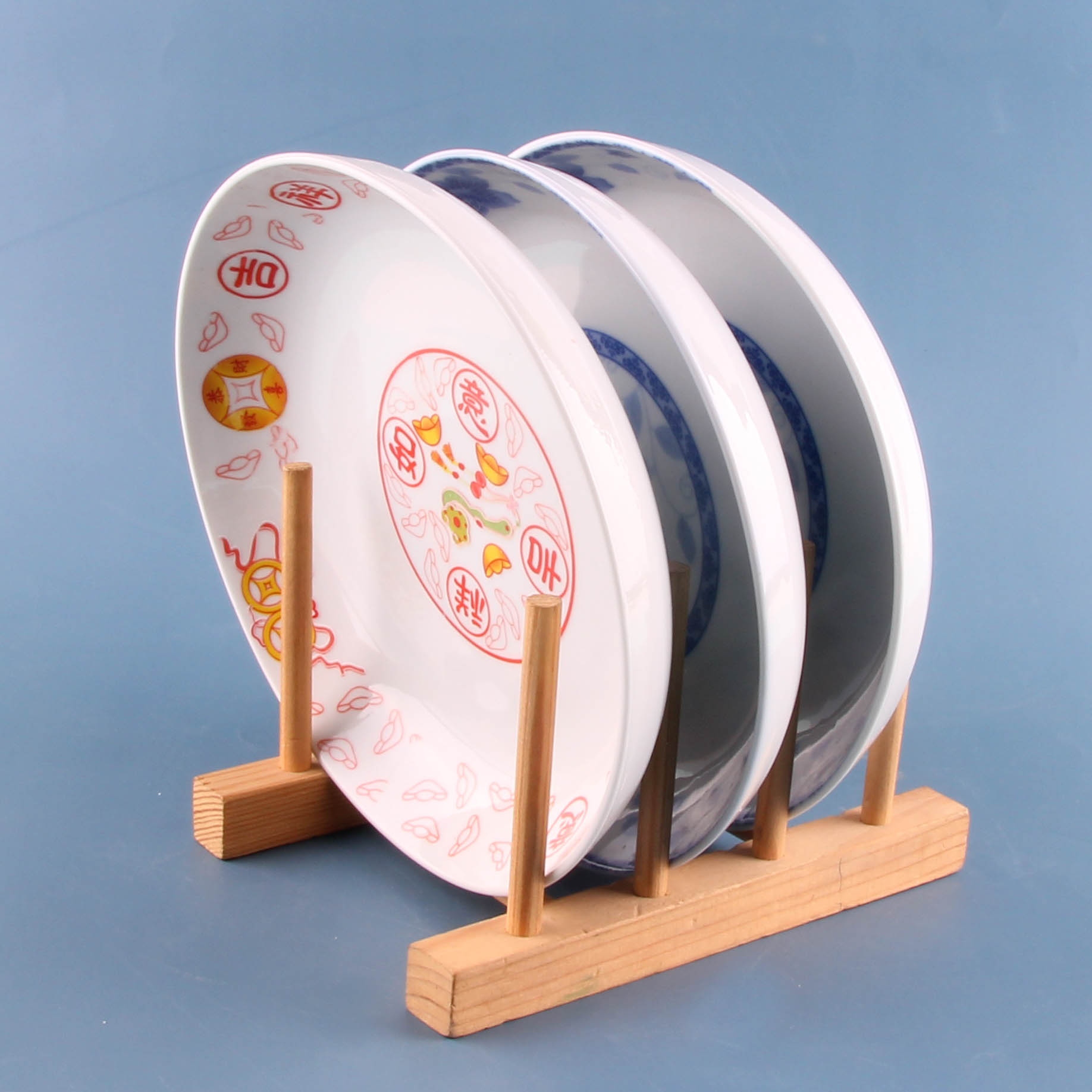 Ying Mountain Red 8-inch Shallow Plate (Random Pattern) 2