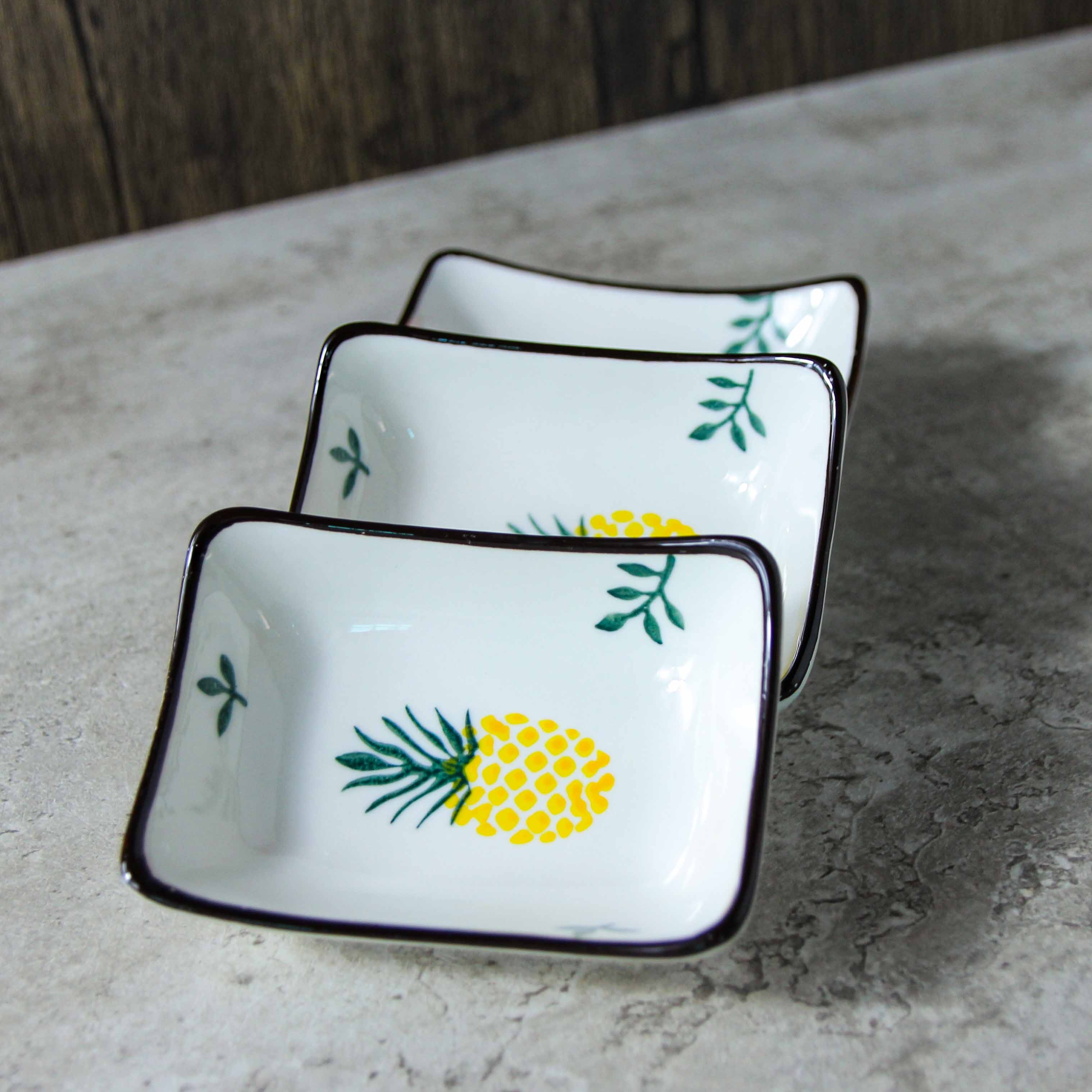 Hongjiada Rectangular Dish (1065 Pineapple)