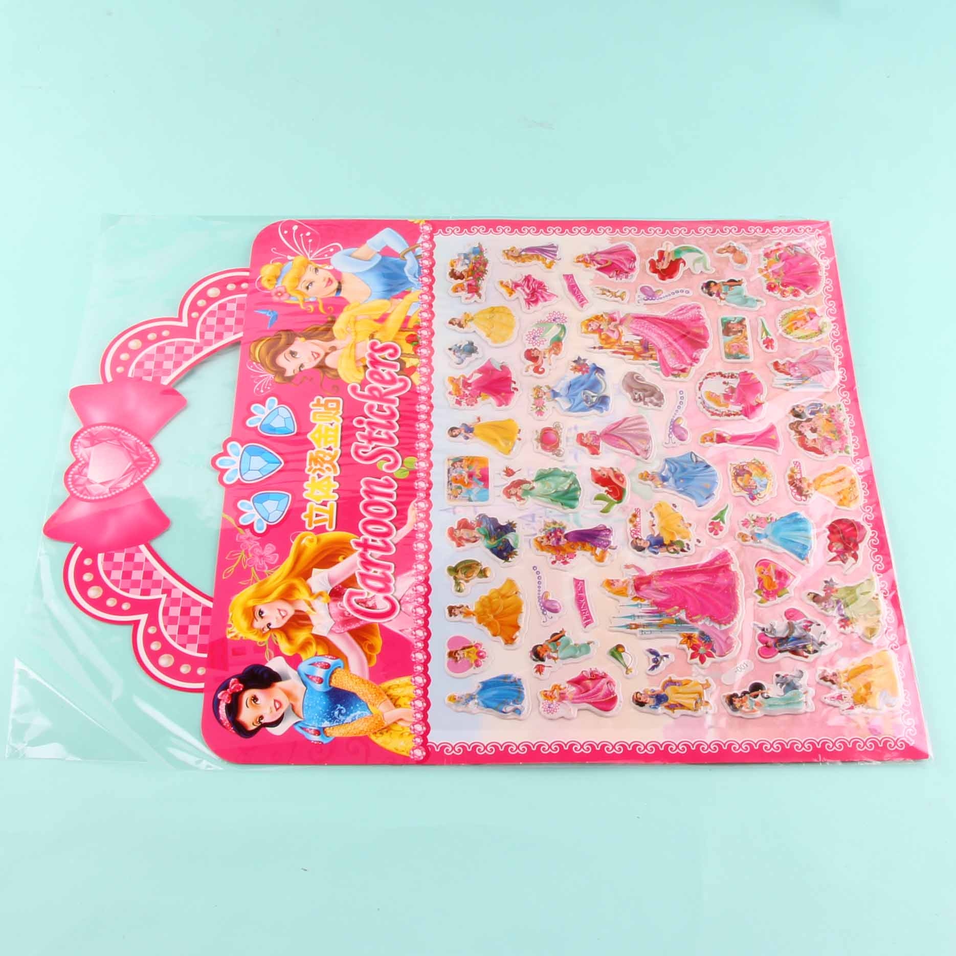 CC777 Cartoon 3D Puffy Sticker