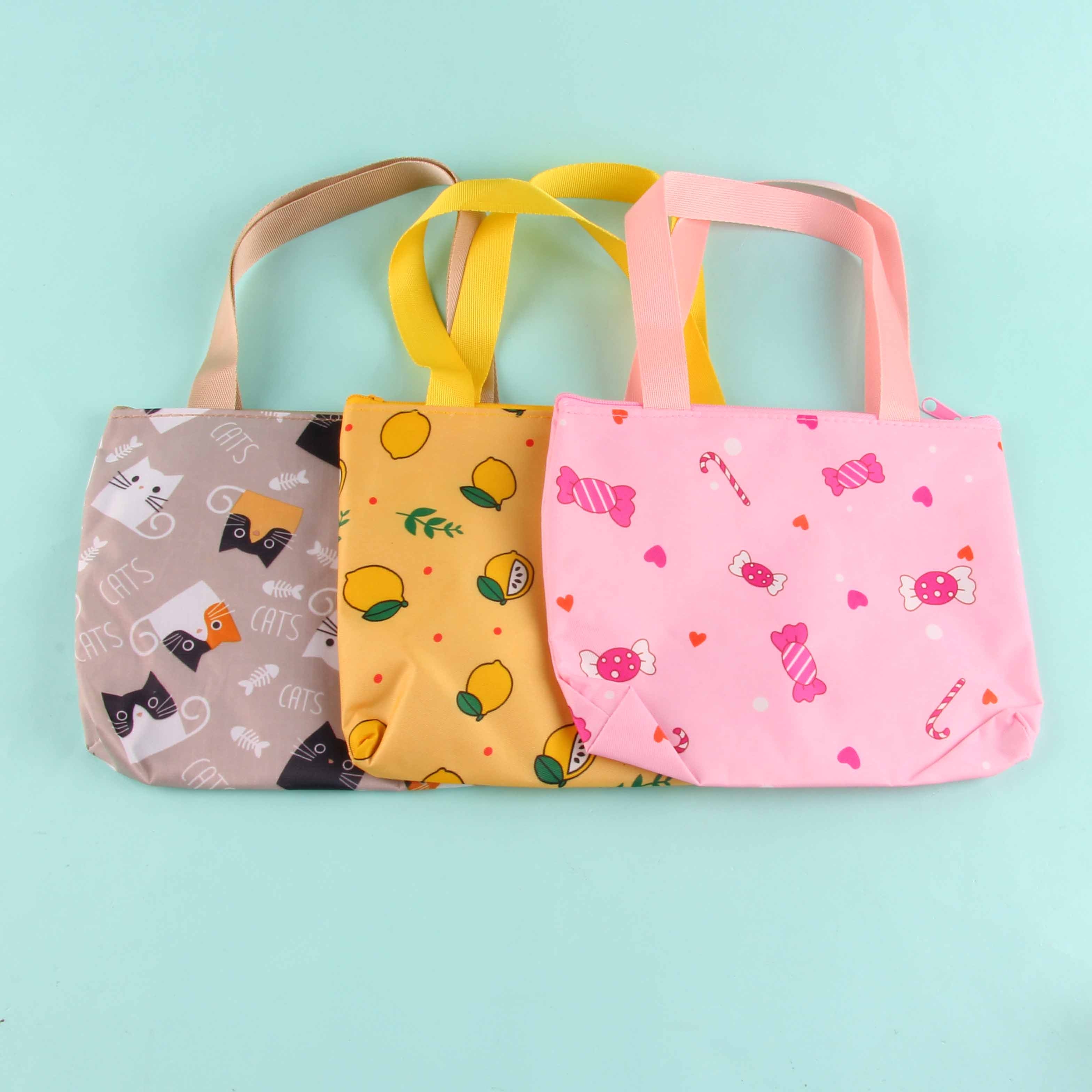 Bolso de Mano Impreso En Lienzo 2