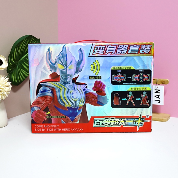 * 181G-281 Cloak Removible Variable Voice Superman & Oversized Transformer (23CM) 4