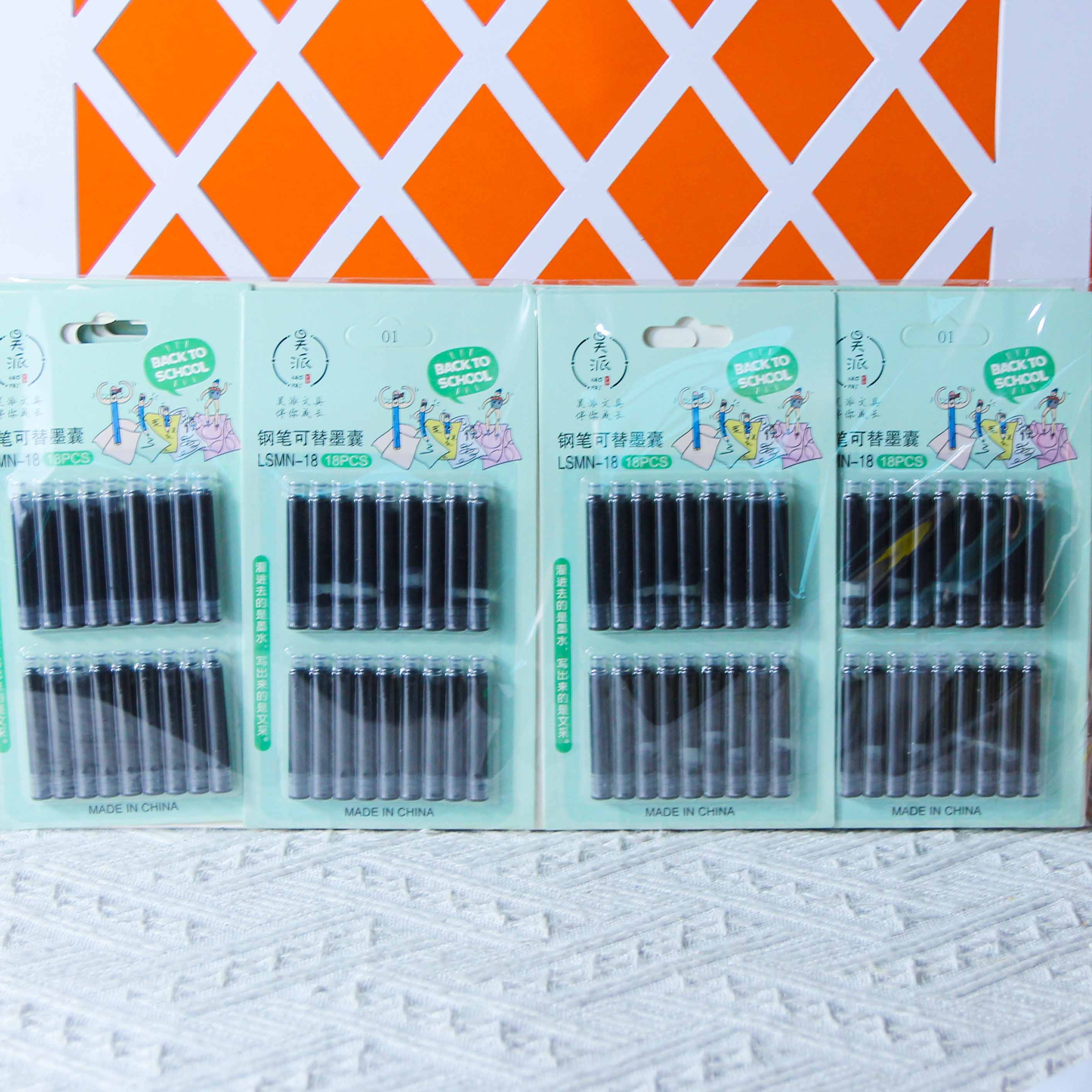 Haopai 18 Fountain Pen Ink Cartridges (Black) 4
