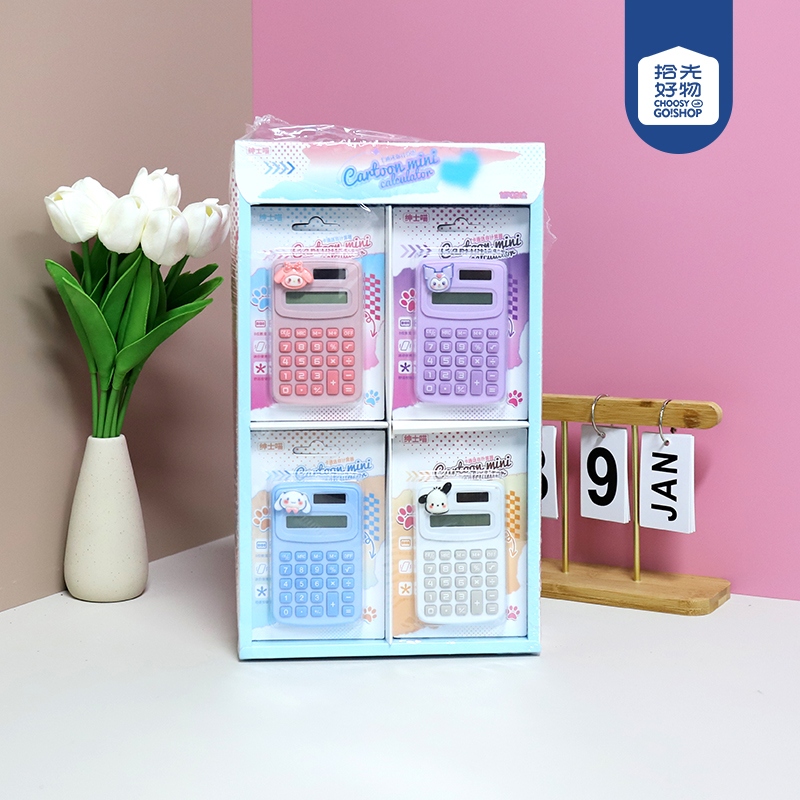 Mini Calculadora-con Muñeca (Color Mezclado)