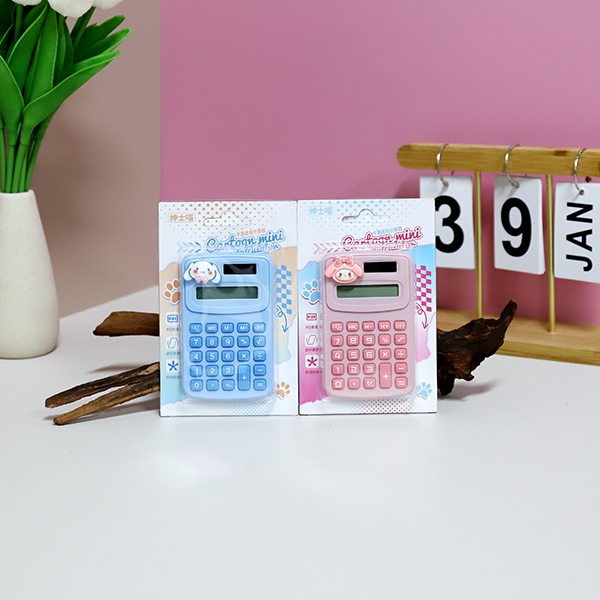 Mini Calculadora-con Muñeca (Color Mezclado) 4