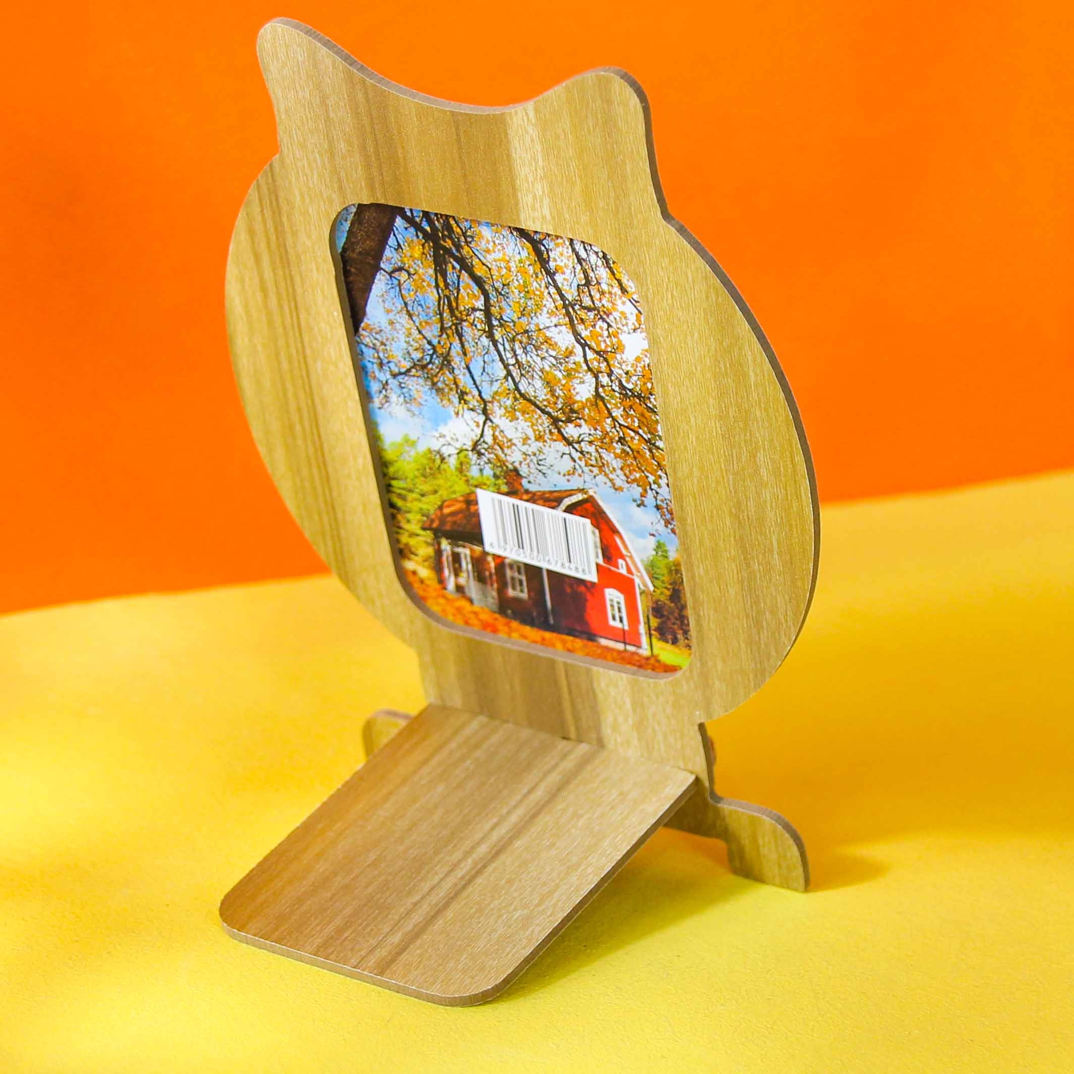 Fortune Cat Wooden Puzzle Mirror 2