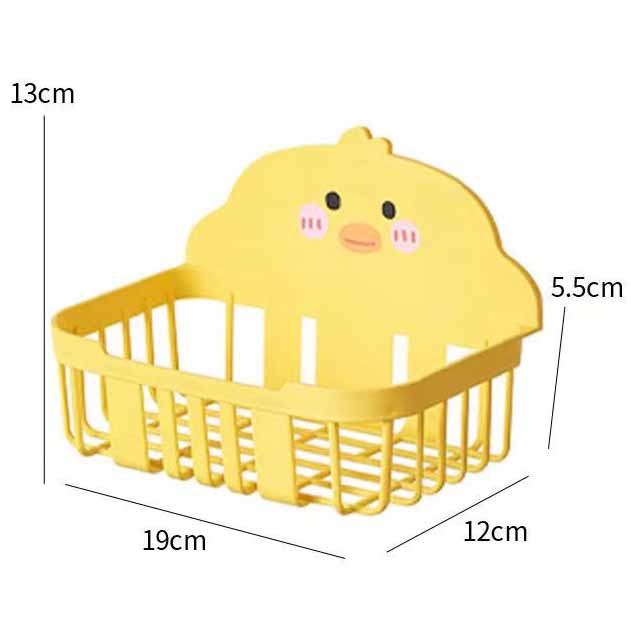 0567 Little Yellow Duck Paper Basket (Square) 3