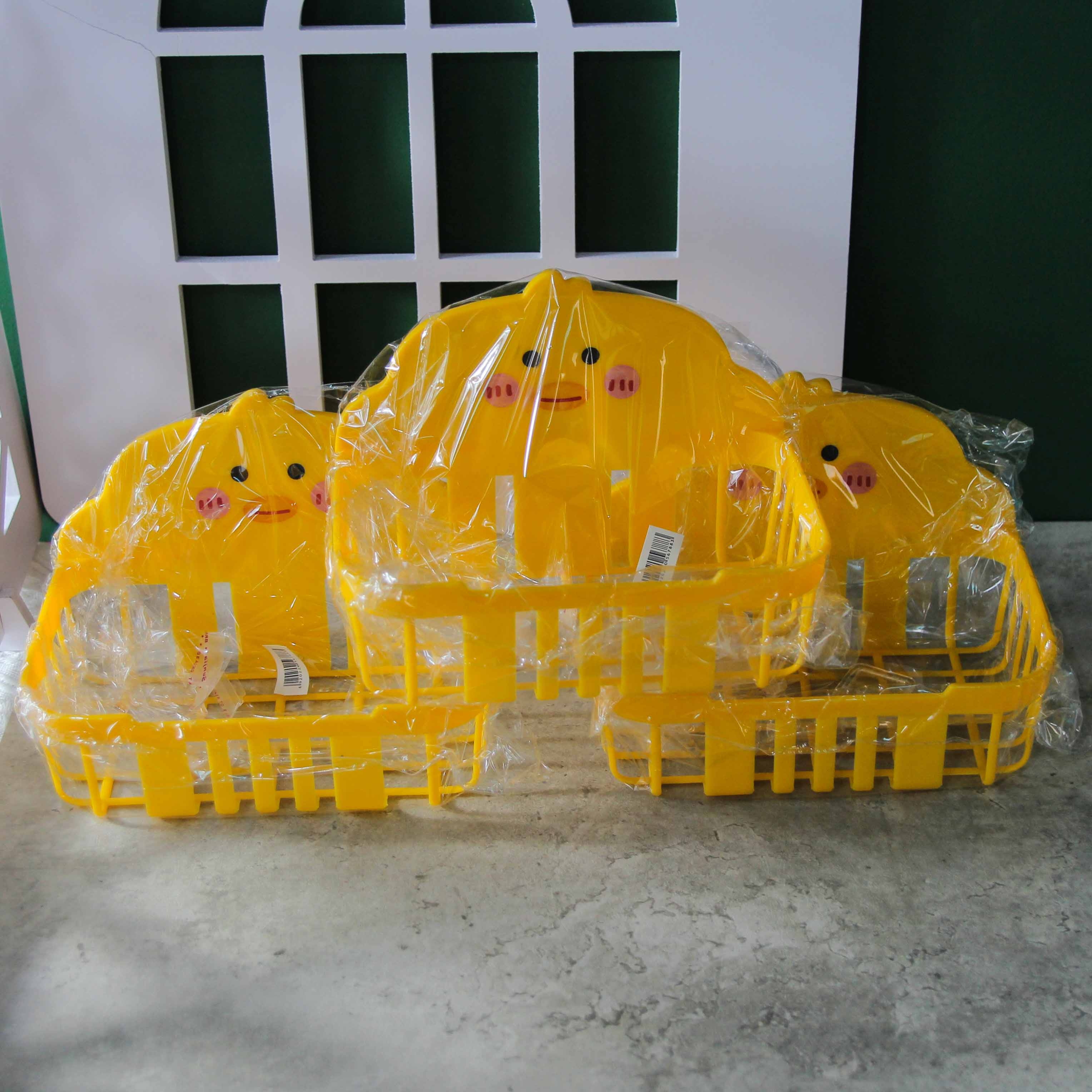 0567 Little Yellow Duck Paper Basket (Square) 5
